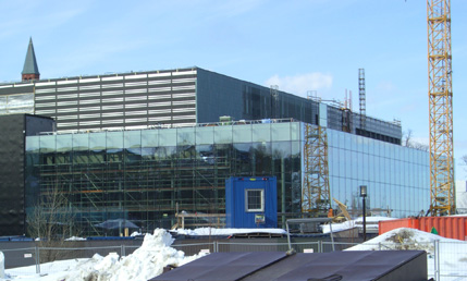 Capa: Helsinque Music Hall utiliza painéis de vidro triplo